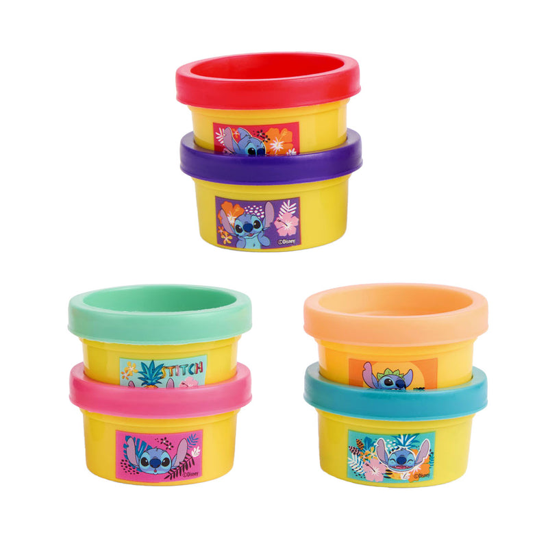 Afbeelding laden in galerijviewer, Canenco stitch kleiset partypack - 6 kleipotjes
