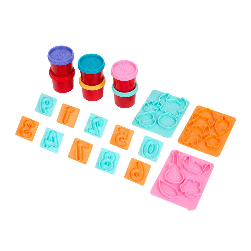 Afbeelding laden in galerijviewer, Canenco stitch kleiset met cijfers - 6 kleipotjes
