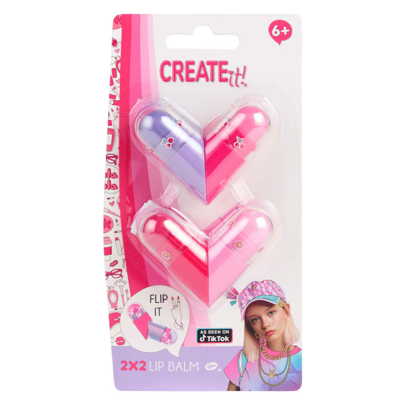 Afbeelding laden in galerijviewer, Canenco create it! beauty lippenbalsem flip hart
