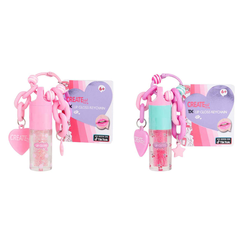 Afbeelding laden in galerijviewer, Canenco create it! beauty lipgloss chunky sleutelhanger
