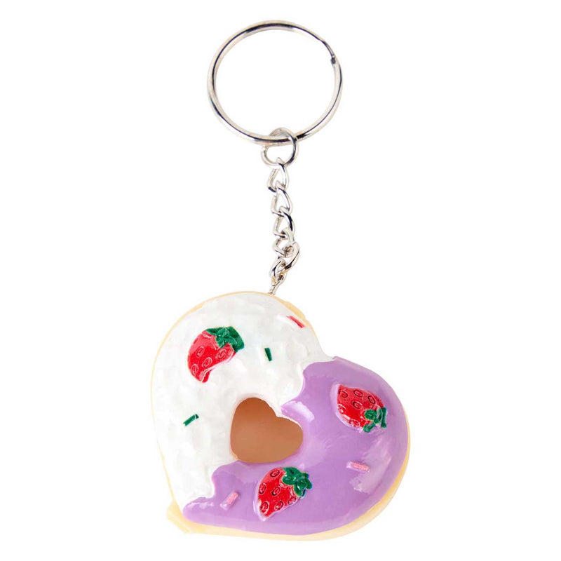 Afbeelding laden in galerijviewer, Canenco create it! candy explosion donut lippenbalsem sleutelhanger
