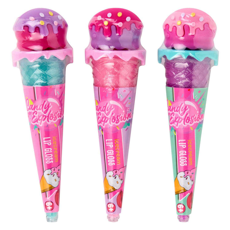 Afbeelding laden in galerijviewer, Canenco create it! candy explosion lipgloss ijsje
