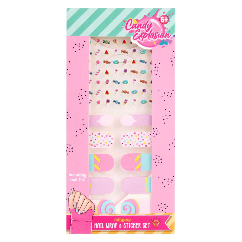 Afbeelding laden in galerijviewer, Canenco create it! candy explosion nagelstickers creatie set
