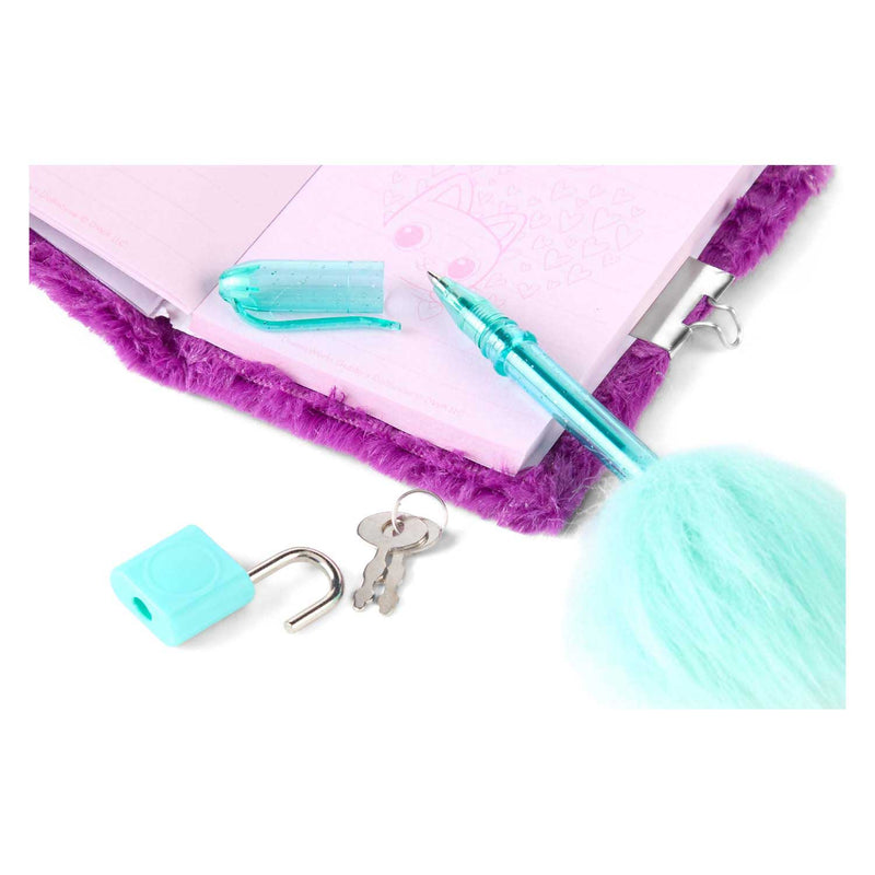Afbeelding laden in galerijviewer, Canenco gabby's poppenhuis pluche dagboek met pluche pen
