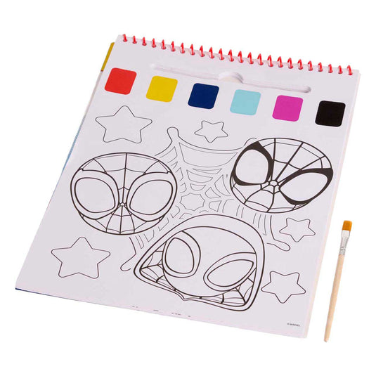 Canenco spidey water verfset boek | 6 stuks