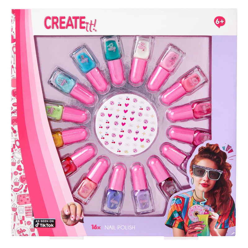 Afbeelding laden in galerijviewer, Canenco create it! nagellak set - 16st.
