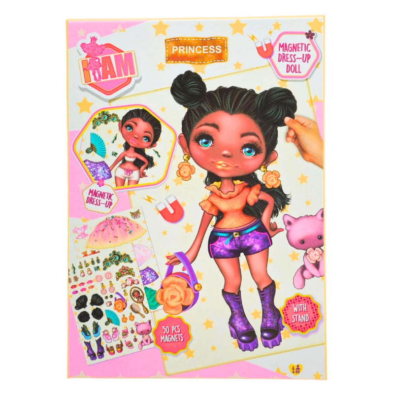 Afbeelding laden in galerijviewer, Canenco i am magnetic dress up doll - summer a5
