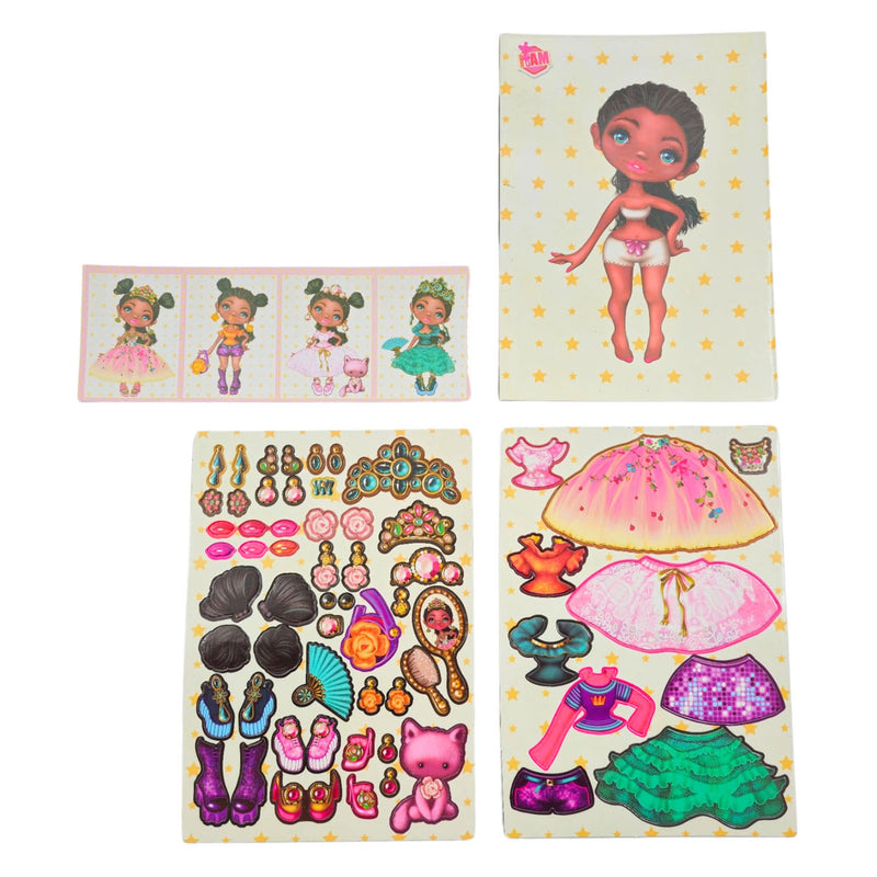 Afbeelding laden in galerijviewer, Canenco i am magnetic dress up doll - summer a5
