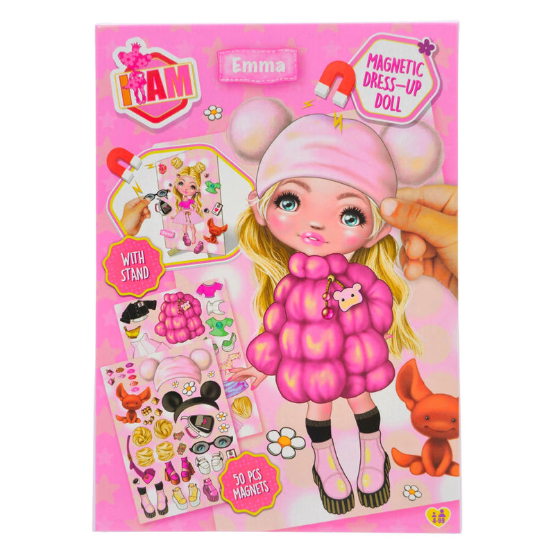 Afbeelding laden in galerijviewer, Canenco i am magnetic dress up doll - winter a5
