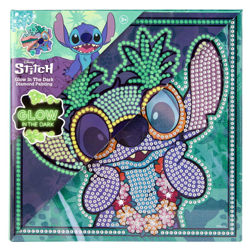 Afbeelding laden in galerijviewer, Canenco stitch diamond painting canvas glow in the dark 19x19cm
