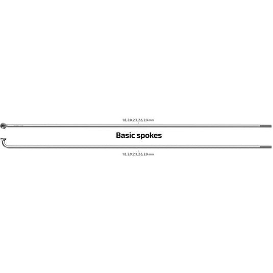 Spaken 298-14 Sapim Leader ø2.00 mm FG 2,3 - RVS (100 stuks)