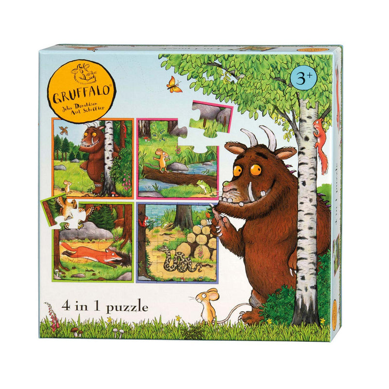Afbeelding laden in galerijviewer, Bambolino Toys De Gruffalo Puzzel, 4in1
