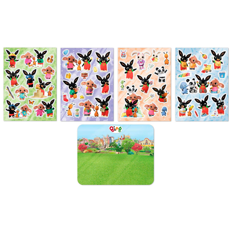 Afbeelding laden in galerijviewer, Totum bing raamstickers, niet permanente verplaatsbare stickers met speelachtergrond - educatief speelgoed junior vanaf 3 jaar - bambolino toys
