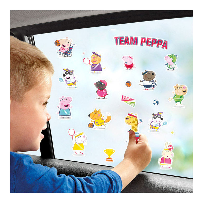 Afbeelding laden in galerijviewer, Bambolino toys peppa pig raamstickers
