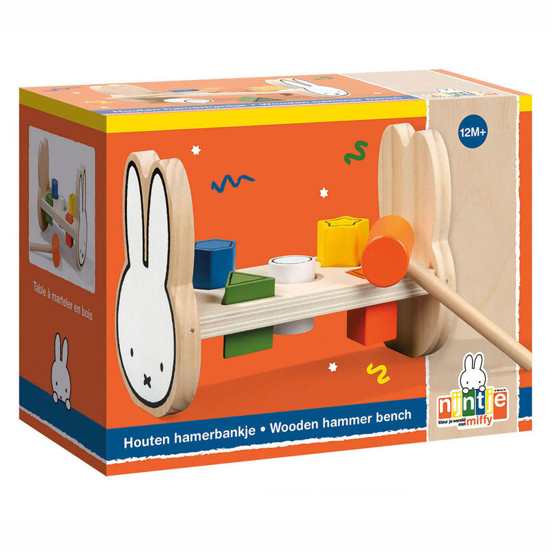 Afbeelding laden in galerijviewer, Bambolino toys nijntje hamerbankje hout
