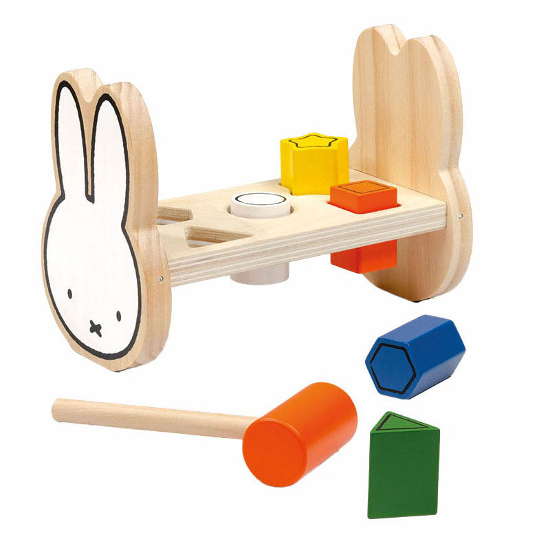 Afbeelding laden in galerijviewer, Bambolino toys nijntje hamerbankje hout
