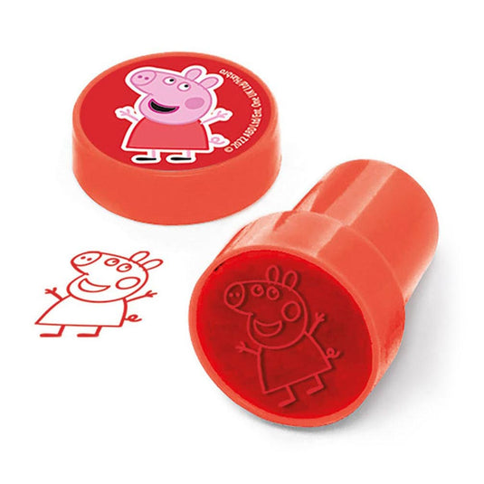 Totum peppa pig creatieve knutselset met stempels, potloden en stickers - educatief speelgoed junior creatief knutselen stempelen knutselen