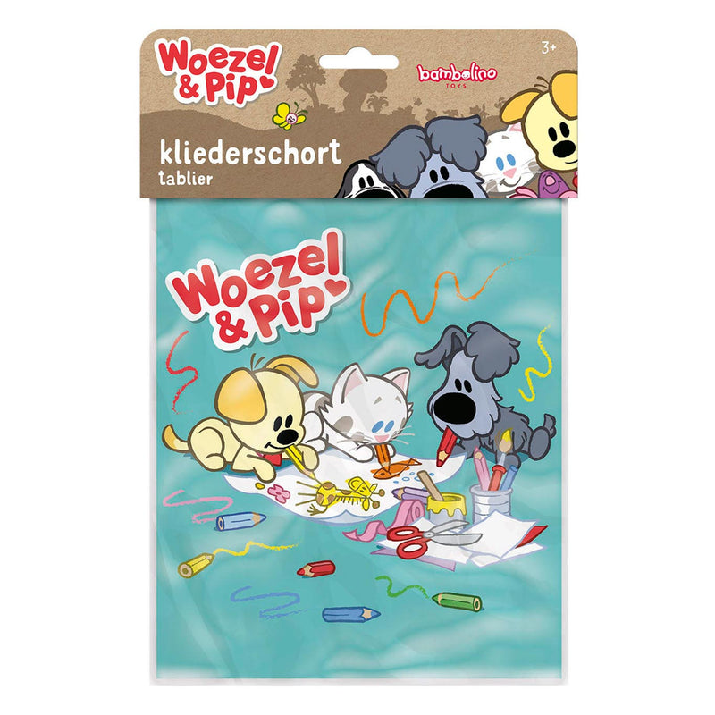 Afbeelding laden in galerijviewer, Bambolino woezel pip kliederschort met lange mouwen - makkelijk afneembaar - peuter en kleuter speelgoed - knutselen - voor meisjes en jongens - 3 tot 5 jaar - speelgoed kinderen - toys
