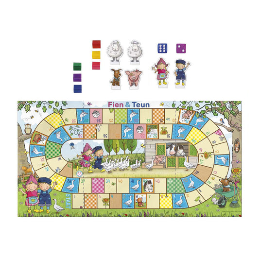 Bambolino fien en teun - spel ganzenbord