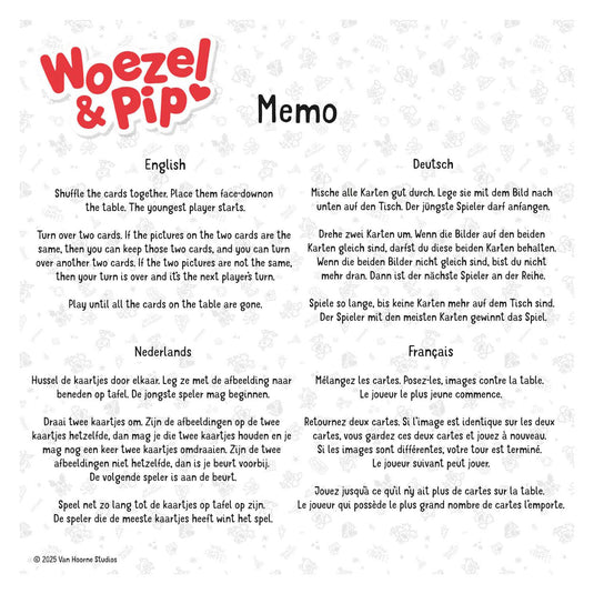 Bambolino woezel pip memo. 3+