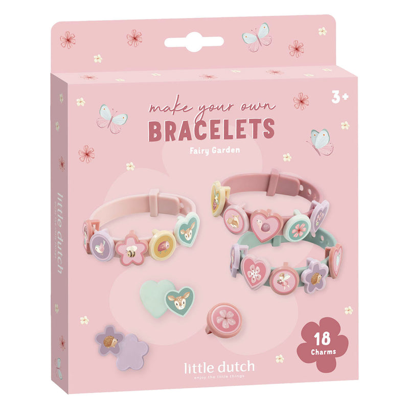Afbeelding laden in galerijviewer, Bambolino toys little dutch zelf schuif armbanden maken fairy garden
