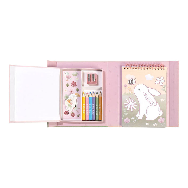 Afbeelding laden in galerijviewer, Little dutch kleurset rosa fairy garden - complete set - cadeautip - creatief speelgoed

