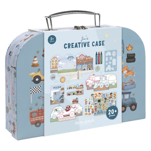 Little dutch knutselkoffer jim vehicles - creatief speelgoed - cadeautip