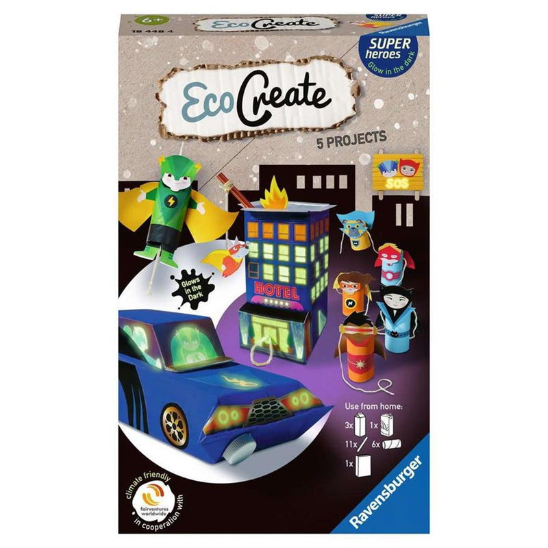 Afbeelding laden in galerijviewer, Ravensburger ecocreate mini superheroes
