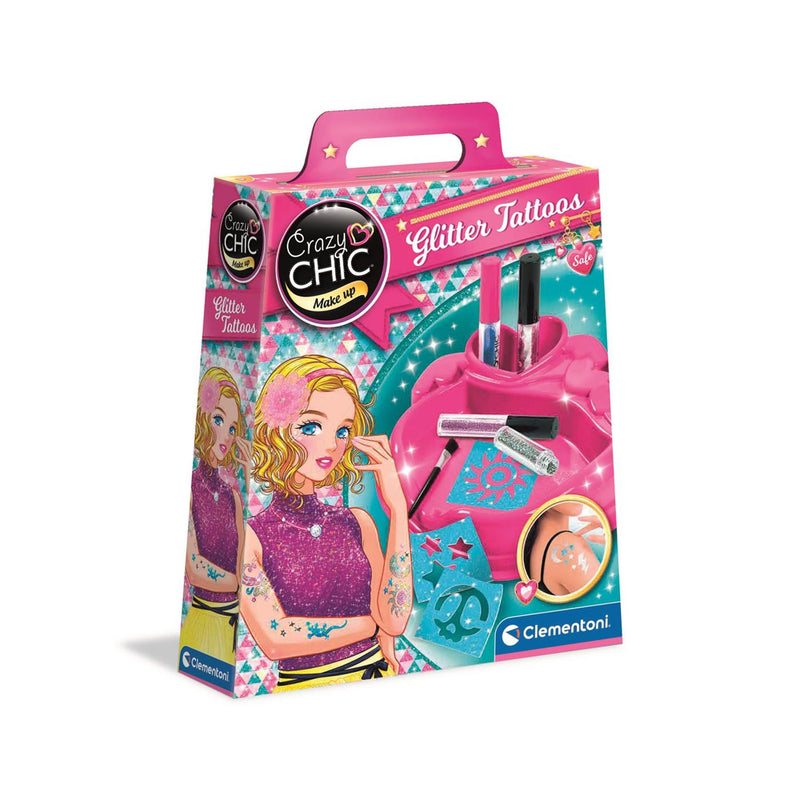 Afbeelding laden in galerijviewer, Clementoni crazy chic - glitter tatoo

