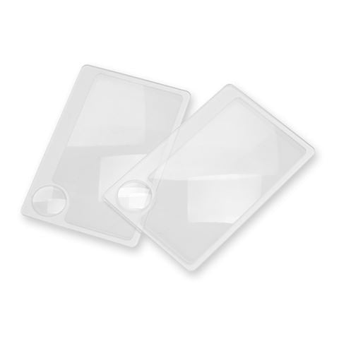 Afbeelding laden in galerijviewer, Carson zakloep wm-01 2,5x creditcard-formaat loep met 6x spot lens
