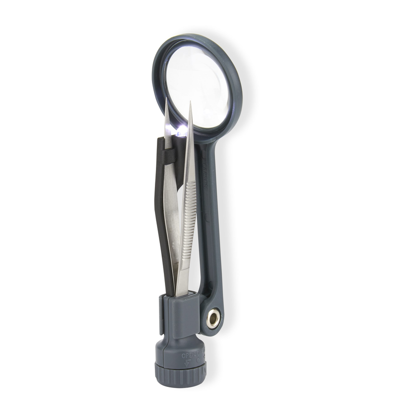 Afbeelding laden in galerijviewer, Carson magnigrip mg-88 loep met pincet

