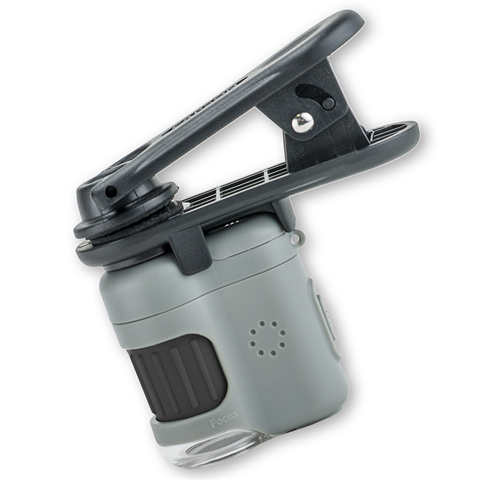 Afbeelding laden in galerijviewer, Carson zakmicroscoop mm-380 micromini 20x met smartphone adapter
