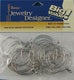 Darice • oorhanger 32mm 4 zilver