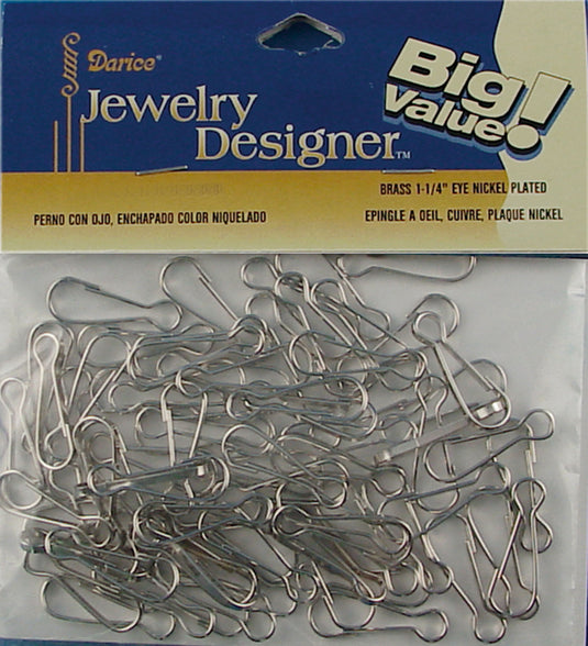 Darice • haakjes 23mm zilver