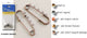 Darice • safety pin 5cm ant. silver plated