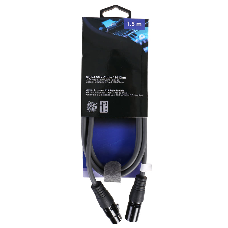 Afbeelding laden in galerijviewer, Benel xlr kabel 3-pins xlr male naar female 1,5m
