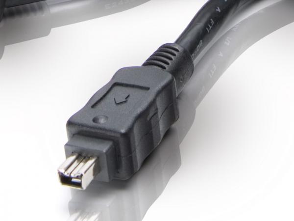 Afbeelding laden in galerijviewer, Conceptronic cc44fw18 firewire 400 cable, 4-p 1.8m, black, m m, 400 mbit s, ieee 1394 1394a
