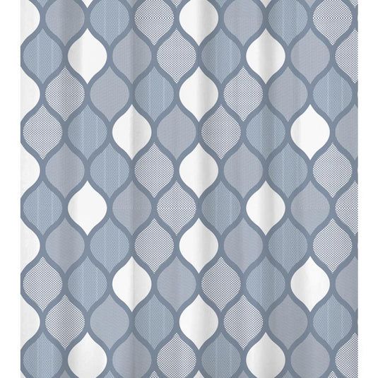 Dutch house douchegordijn brest blauw 180x200cm 100% polyester