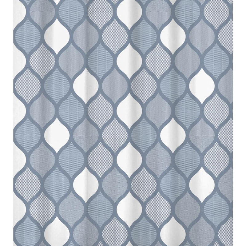 Afbeelding laden in galerijviewer, Dutch house douchegordijn brest blauw 180x200cm 100% polyester

