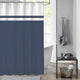 Dutch house douchegordijn simply blauw 180x200cm 100% polyester