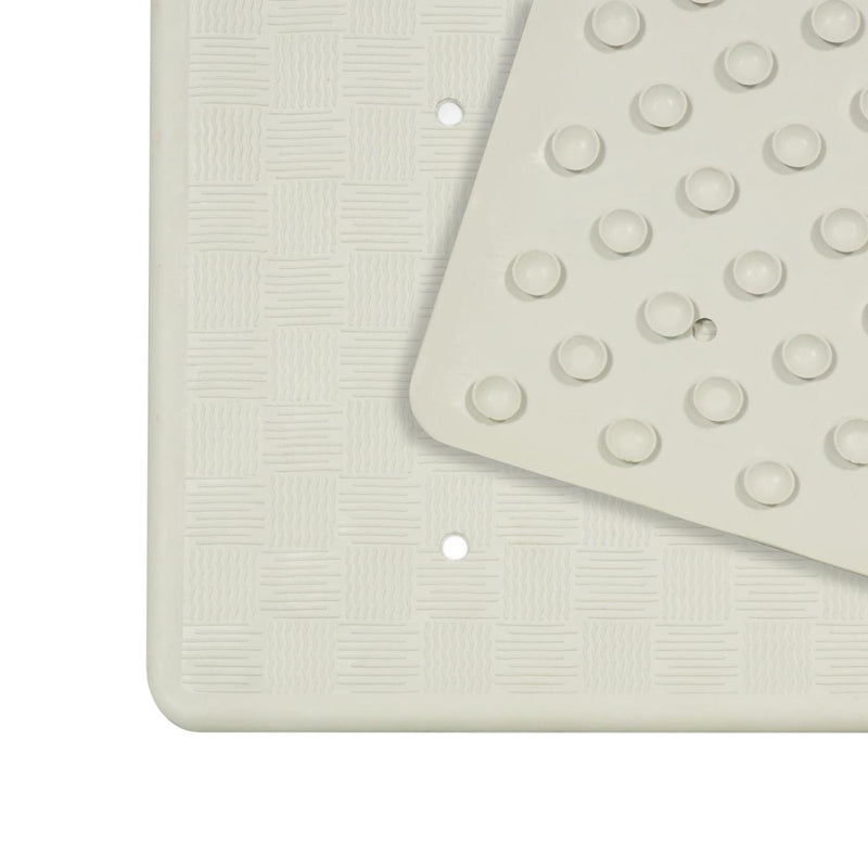Afbeelding laden in galerijviewer, Dutch house badmat rubber 35x75cm wit
