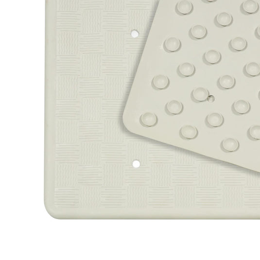 Dutch house badmat rubber 35x75cm wit