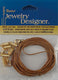 Darice • chain l.brown+clasp 1mm 2.7m.