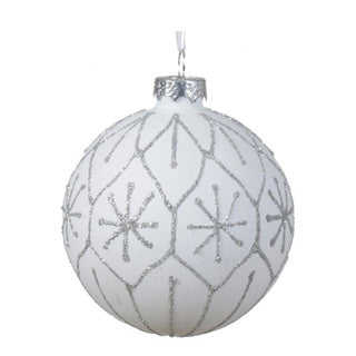 Afbeelding laden in galerijviewer, Kerstbal glas 2 kleuren assorti 8 cm | 12 stuks
