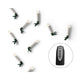Led candle lights steady bo warm wit h.10cm d1.5cm | 2 stuks