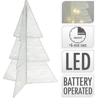 Afbeelding laden in galerijviewer, No brand boom vouwbaar met led 50 cm wit | 2 stuks
