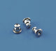 Darice • metal stud back 5mm x16 silver