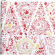 Creativ company inpakpapier, kerstbomen, b: 50 cm, 80 gr, goud, rood, wit, 3 m 1 rol