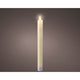 Led waving dinerkaars wax steady binnen creme h.24.5cm d.2.1cm