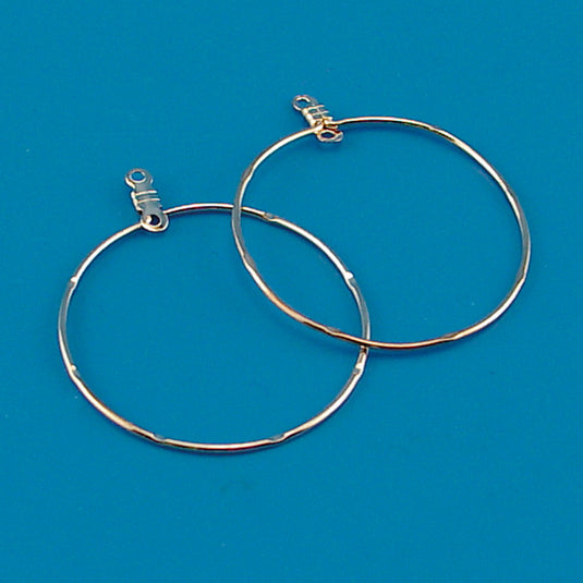 Darice • steel ear hoop gold